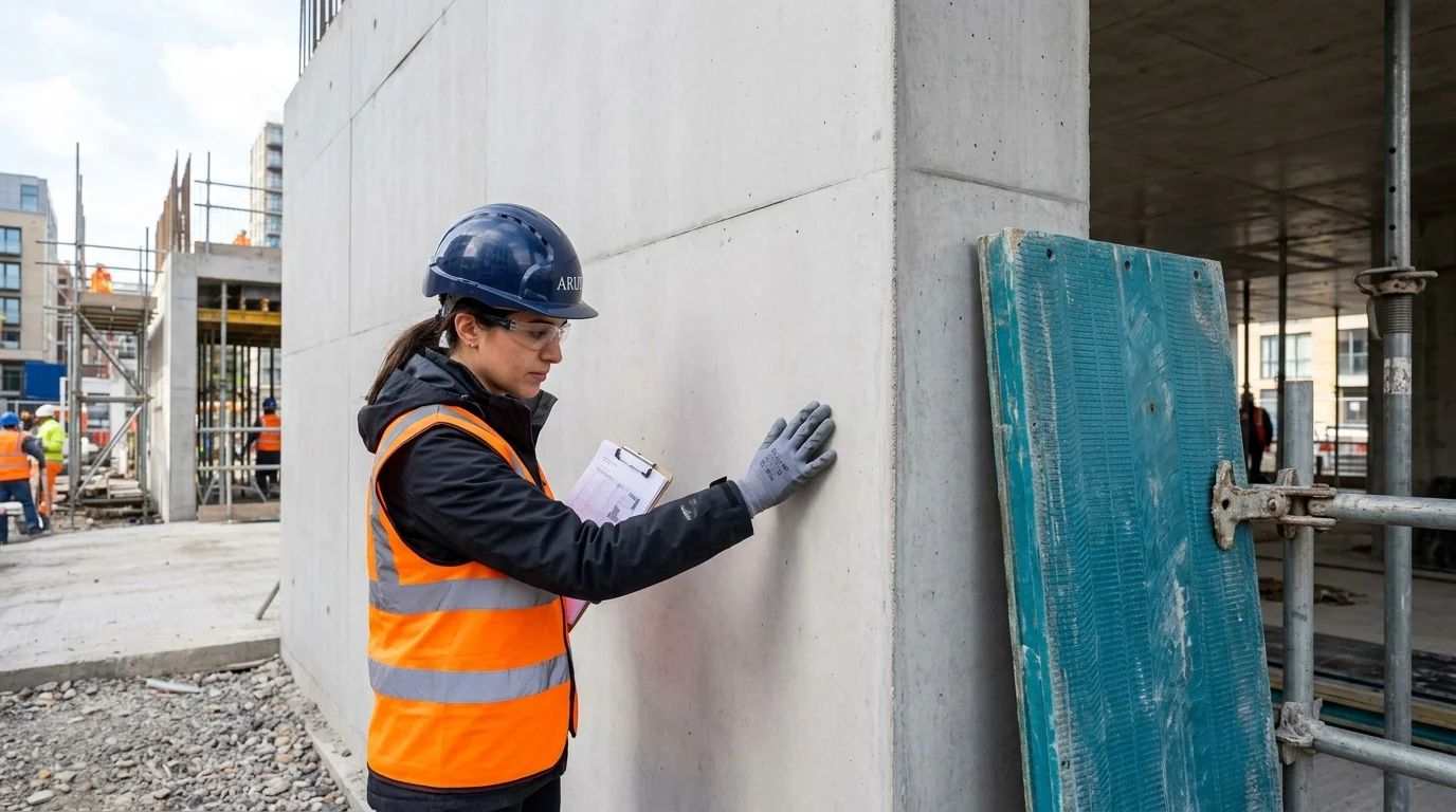 Fair-Faced Concrete with Polymer Formwork: Eliminating Release Agent Stains