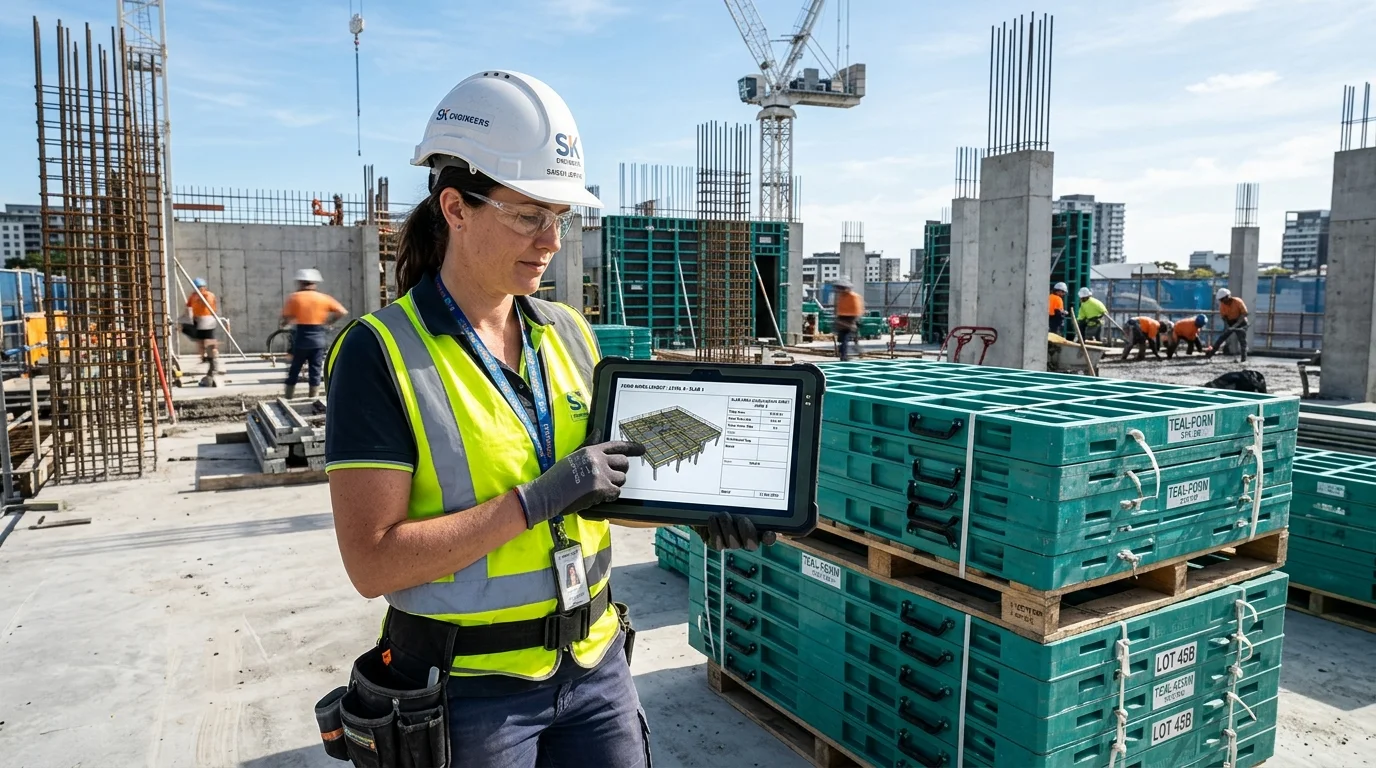 How to Calculate Formwork Sheet Quantity & m²: Cutting Waste & Cycle Takeoff Guide